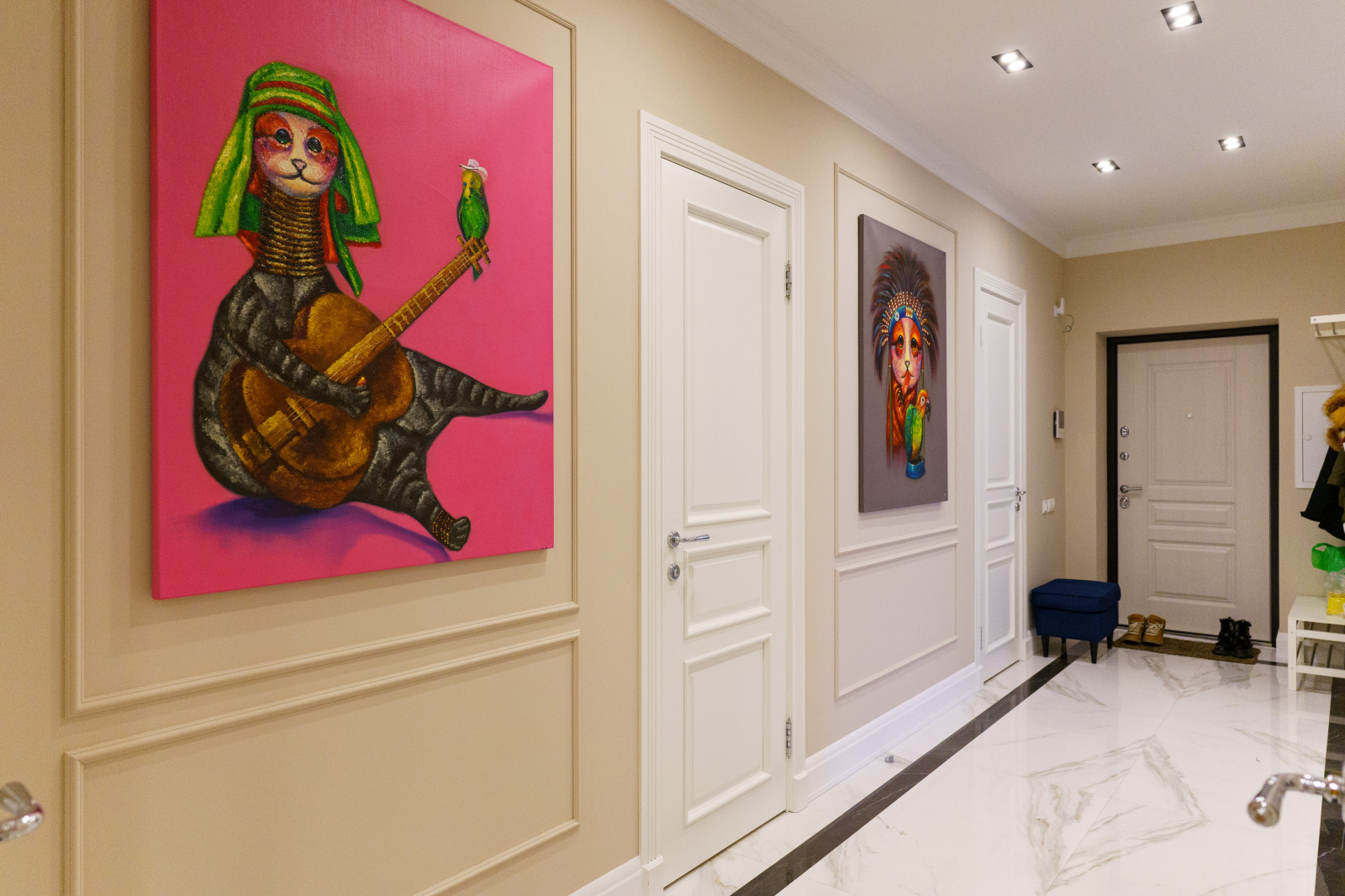 Дизайнерский ремонт квартиры 130 м²