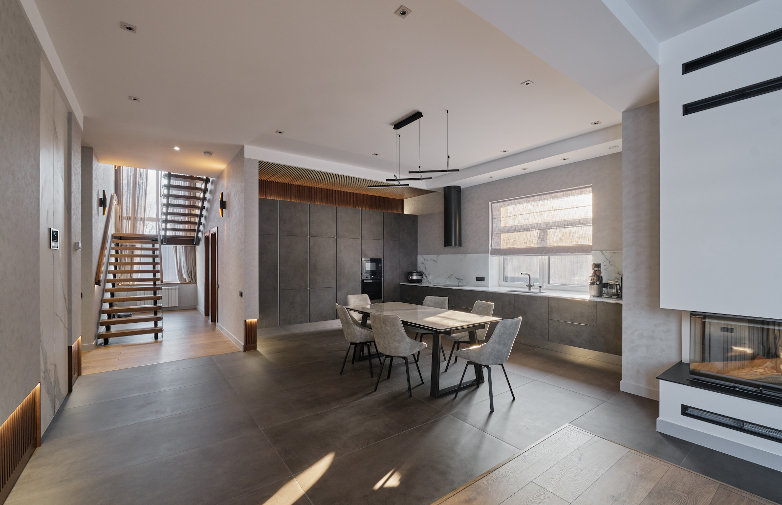 Интерьерная съёмка загородного дом