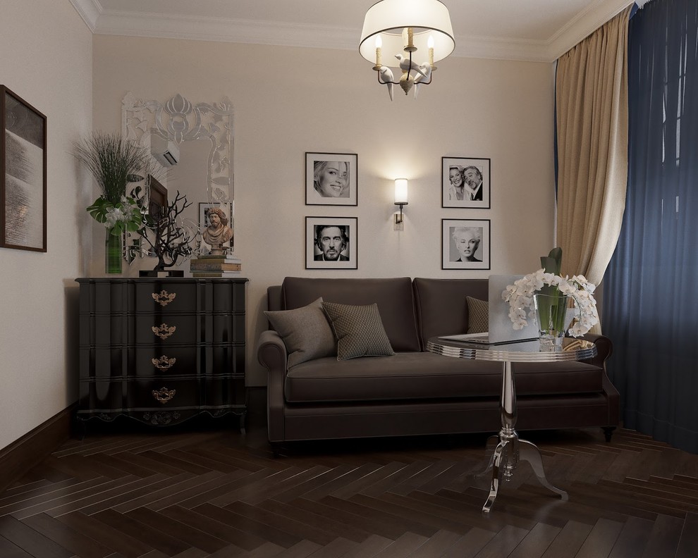 A Project of Interiors at private flat at Moscow (Stalinist House)
