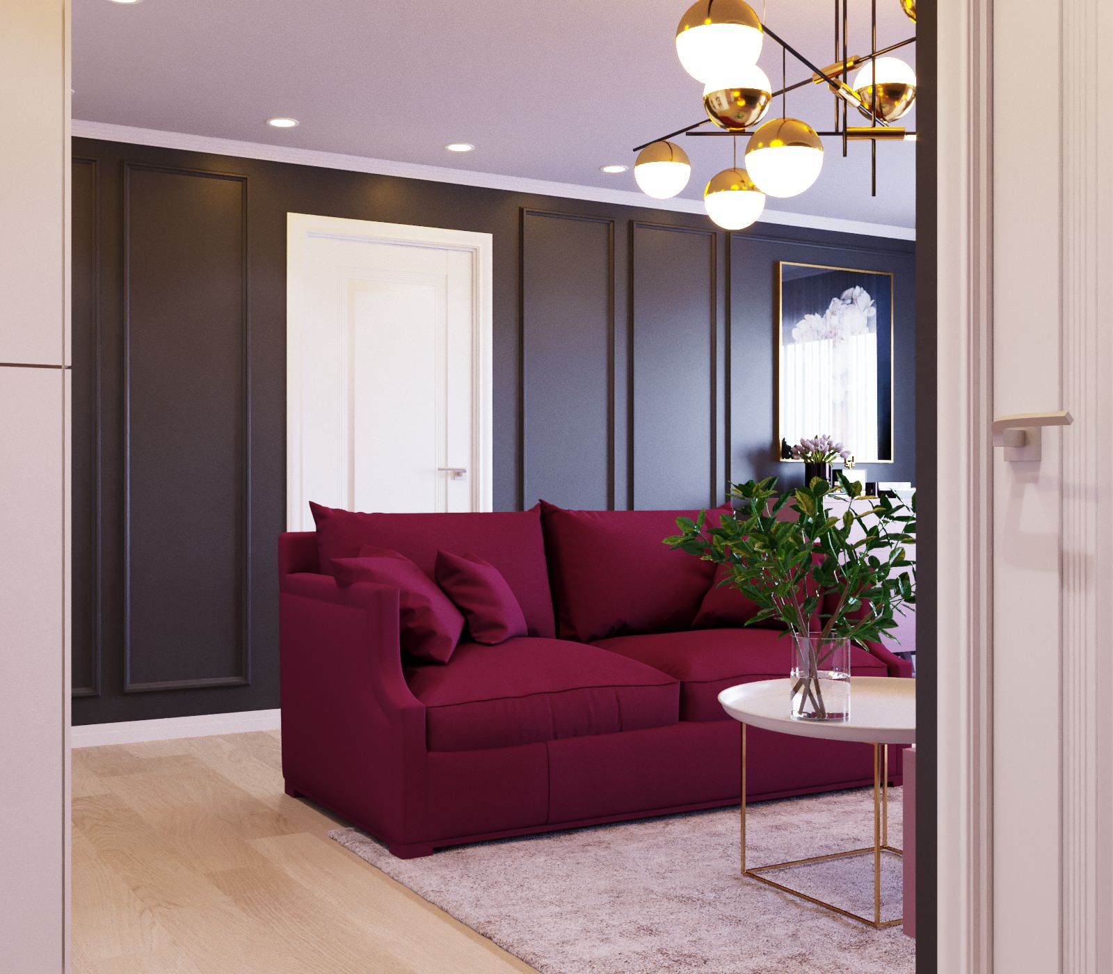 Дизайн квартиры для молодой девушки