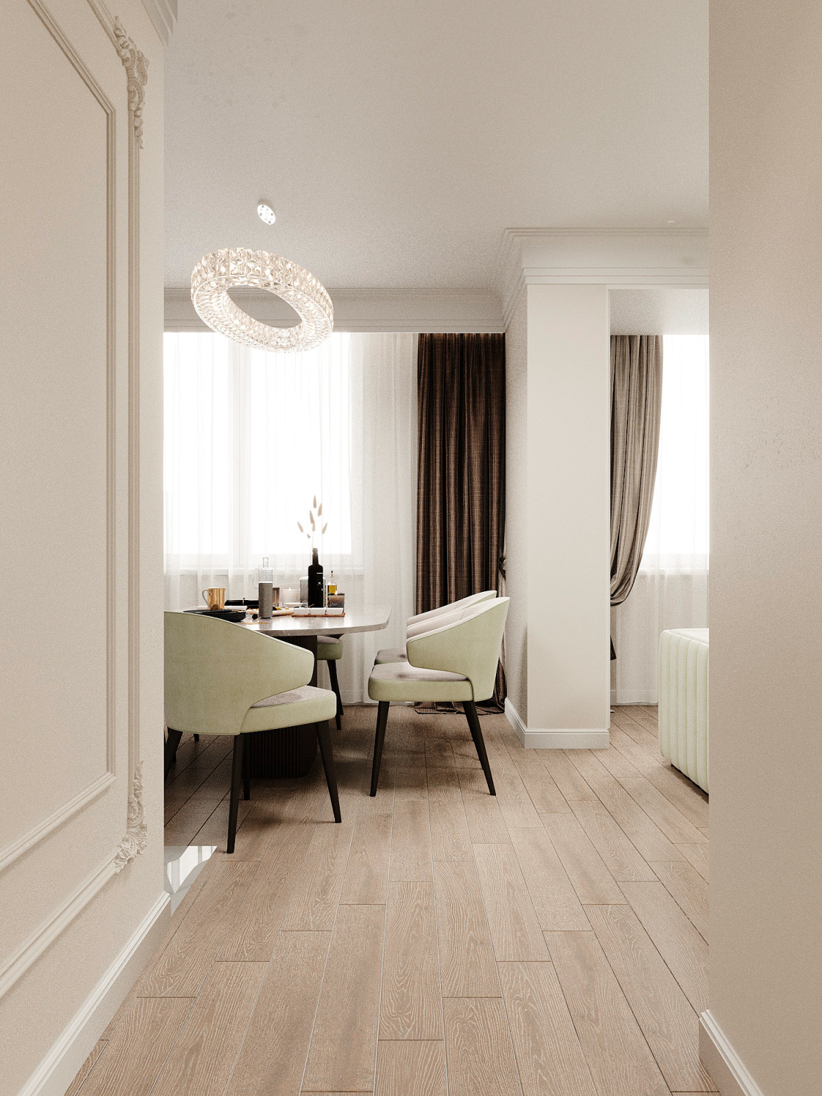 трехкомнатная квартира в ЖК "FoRest"