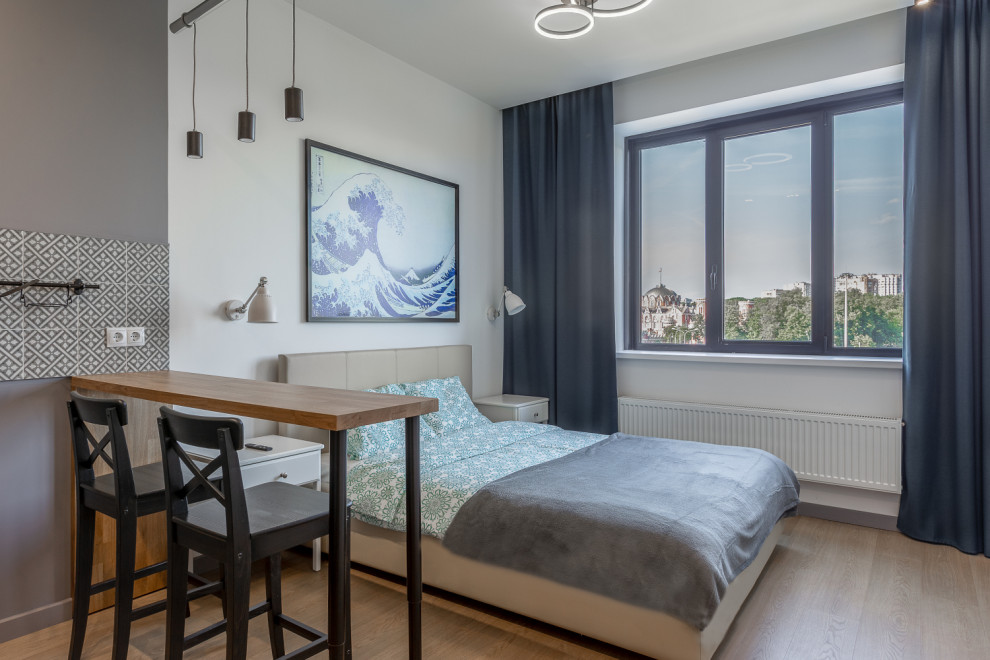 Черно-белый интерьер