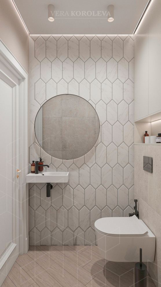 Дизайн двухкомнатной квартиры для семьи с девушкой-подростком в ЖК "Ультра Сити"