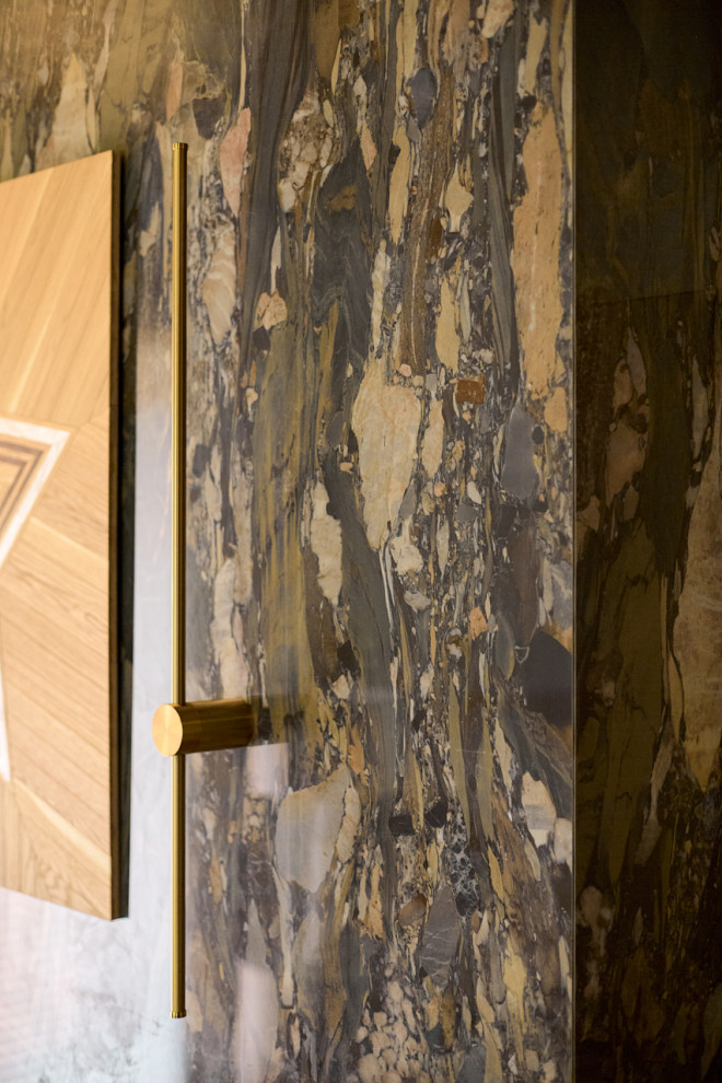 Мастер-спальня в розовом золоте