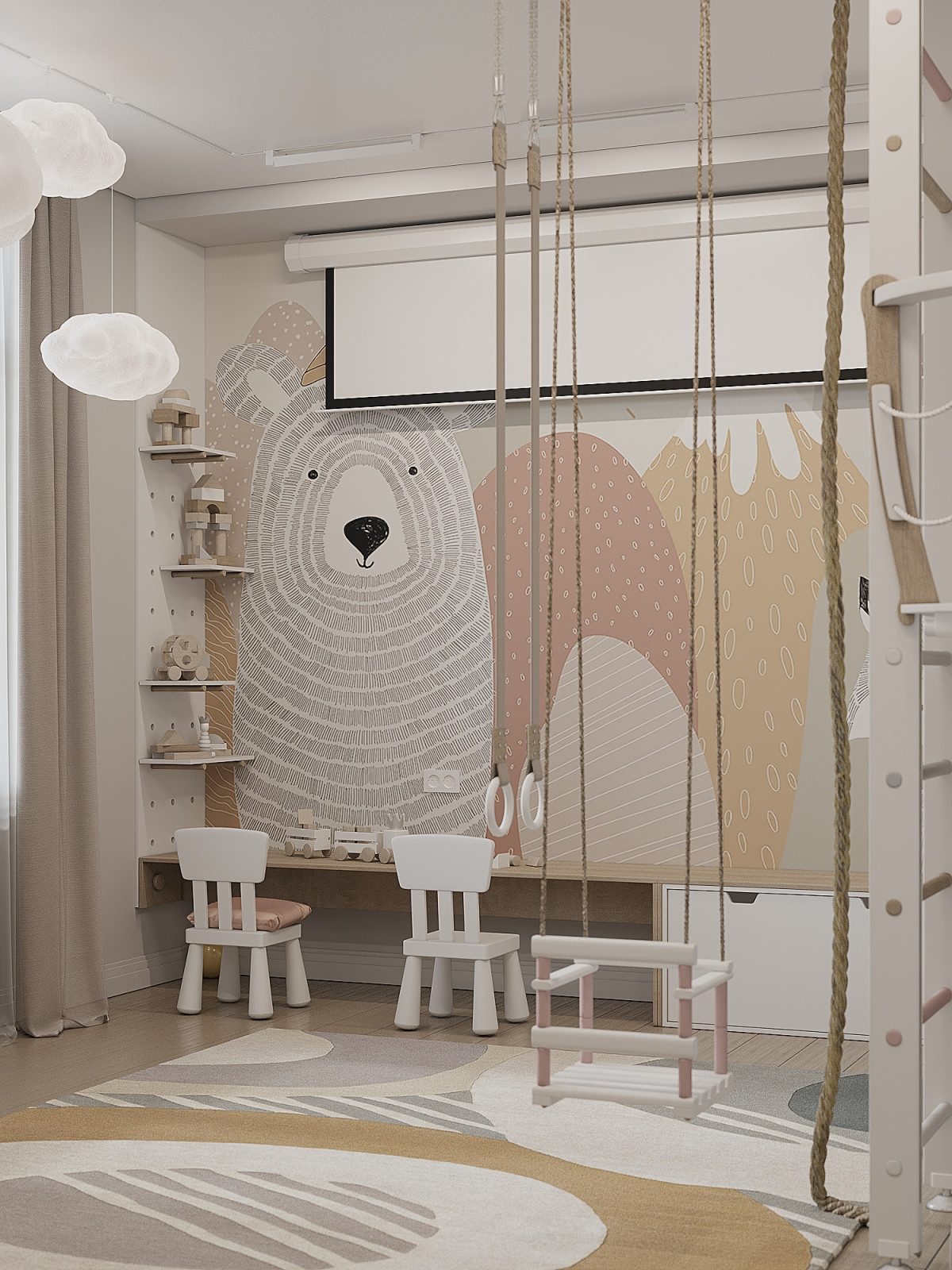 Дизайн проект игровой комнаты