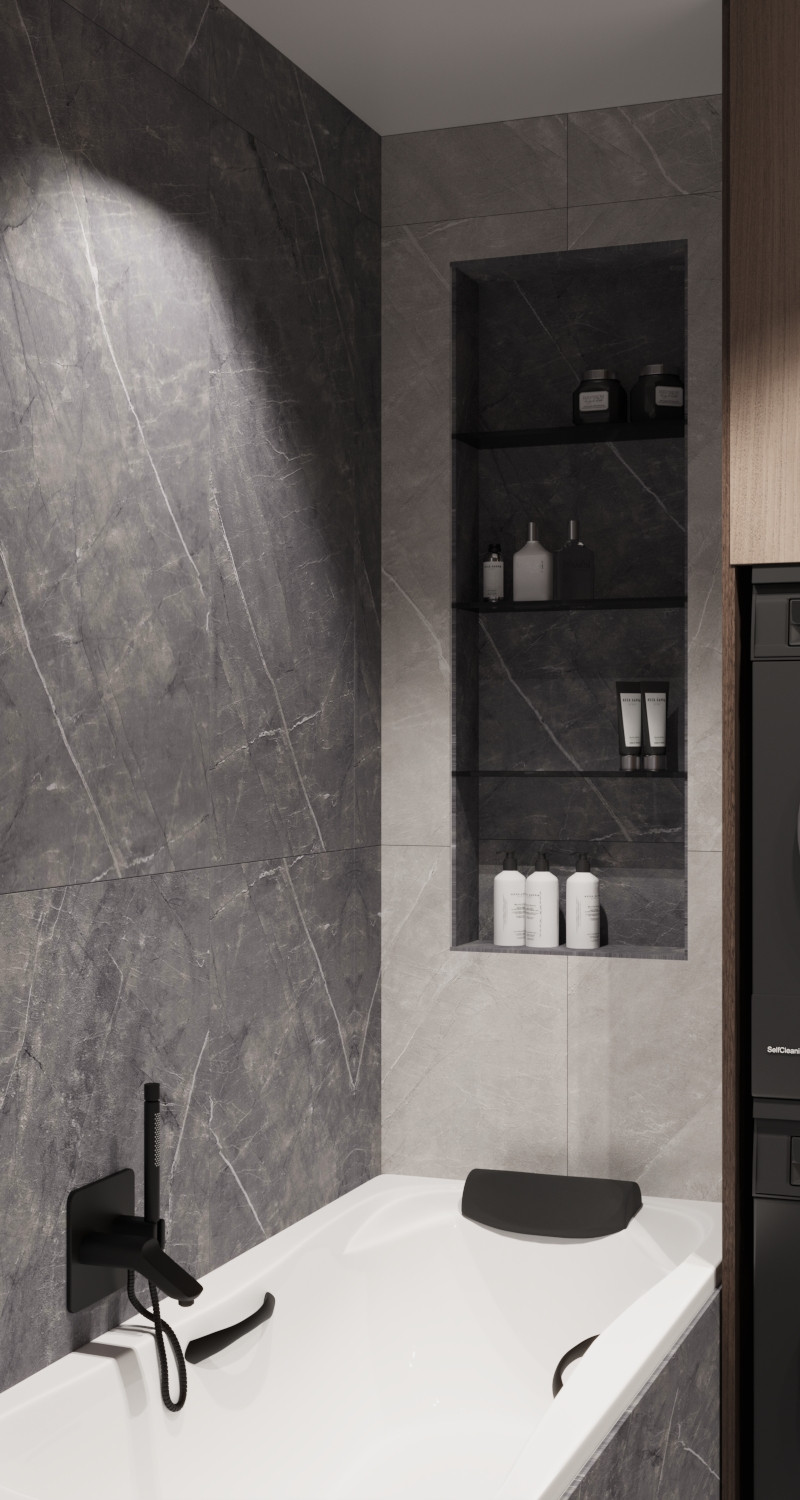 Дизайн-проект 3х комнатной квартиры в ЖК ОЗОН, площадью 98 м2