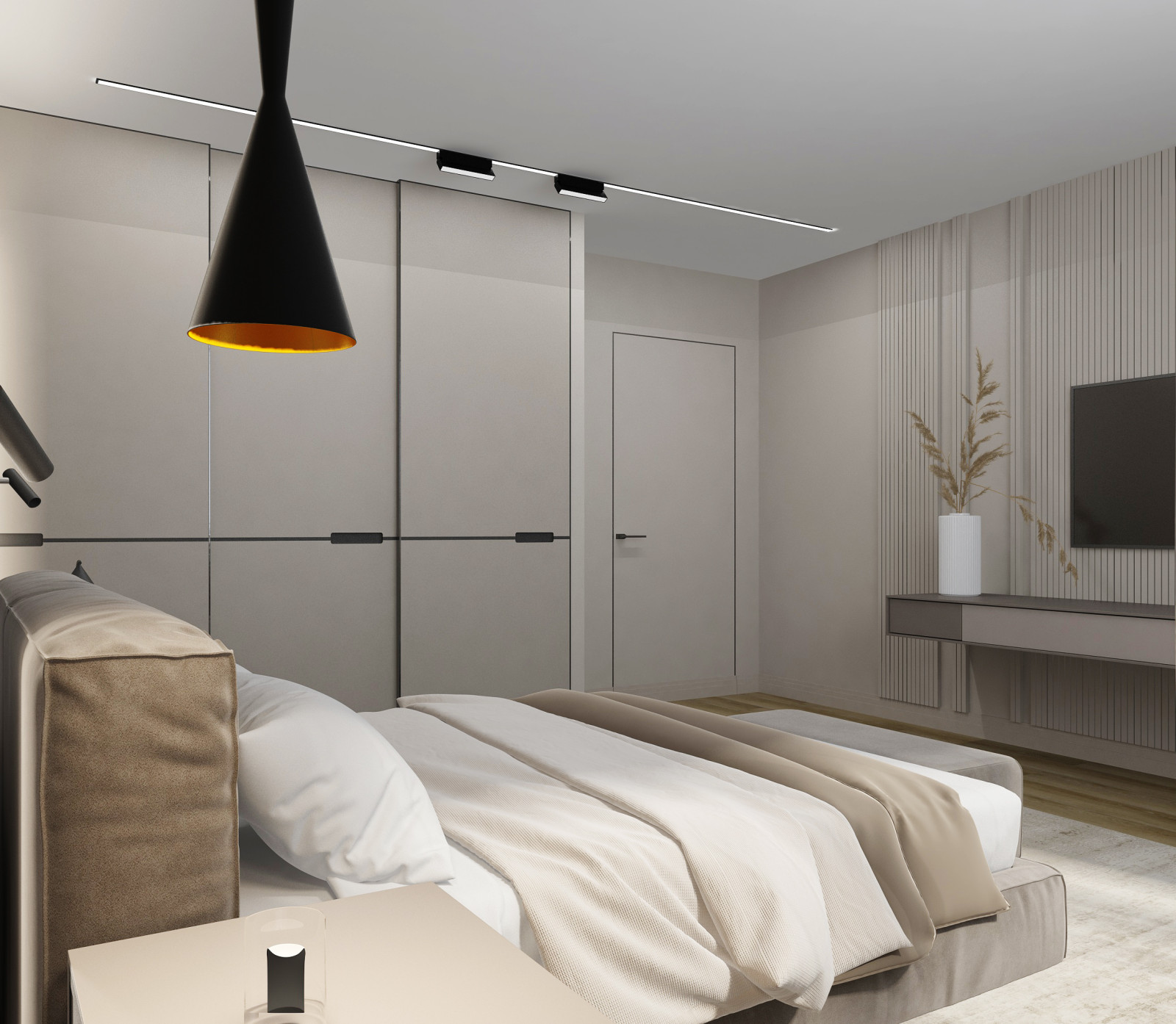 Дизайн-проект  спальни 17 кв.м