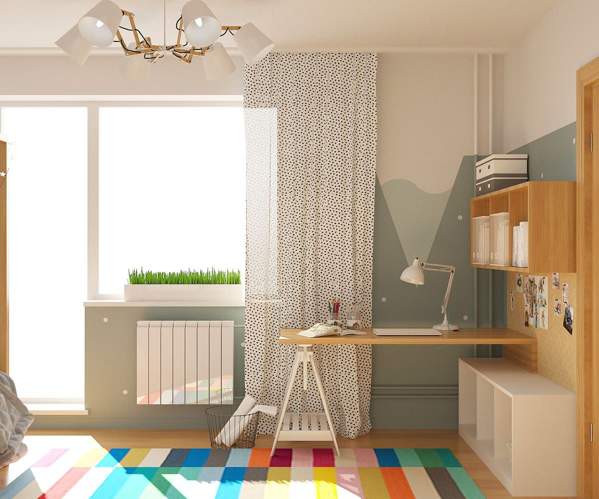 Обложка проекта: Интерьер детской для юного геймера.