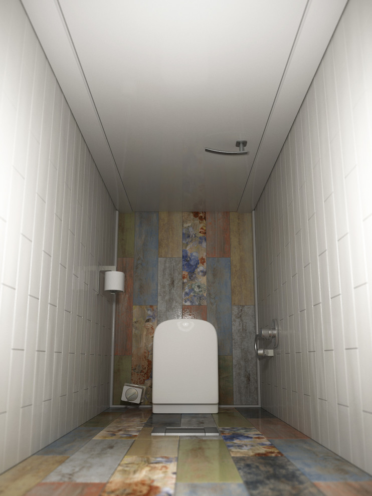 санузел в стиле фьюжн