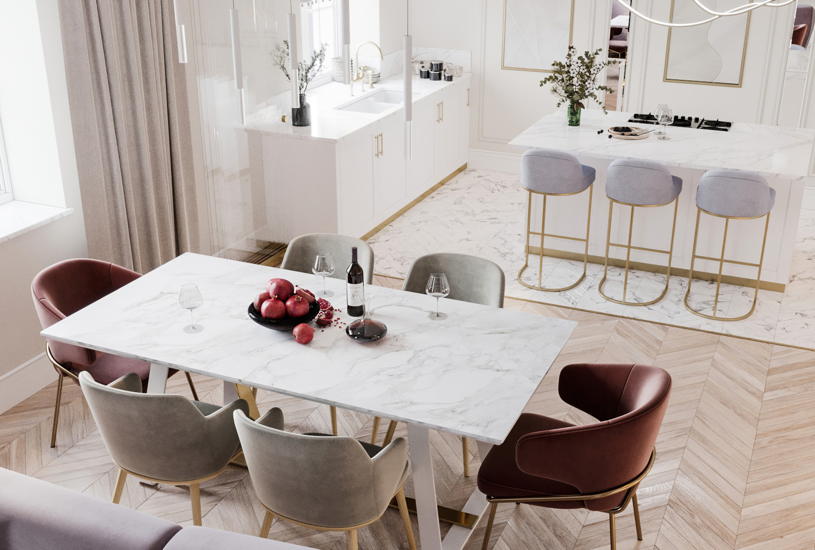 Квартира в Екатеринбурге 137 м2