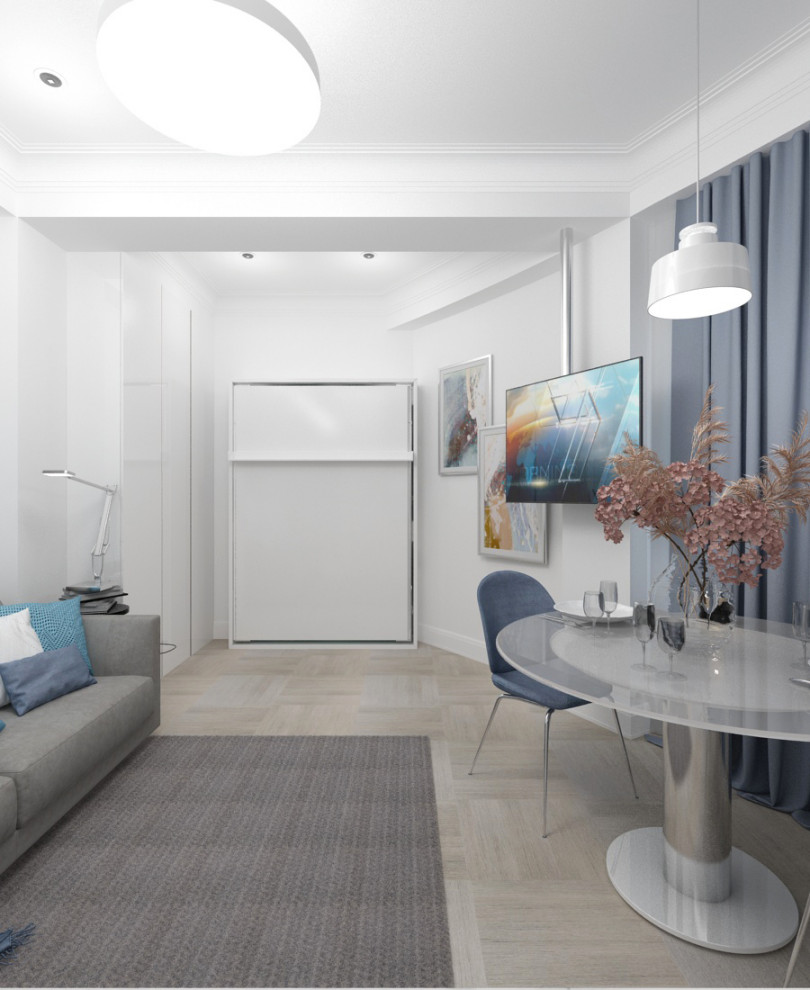 Уютная современная студия в ЖК "Магнолия de luxe"