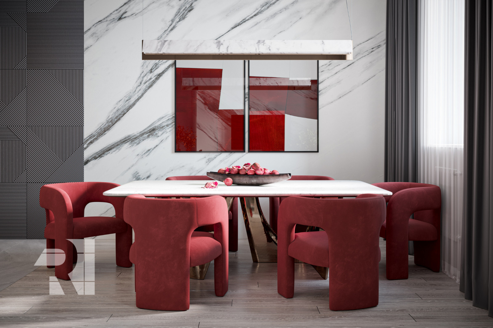 Современный стиль с элементами ар-деко