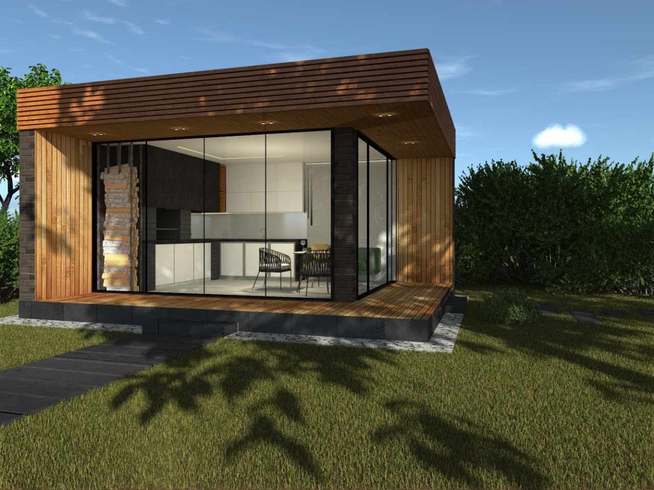 Обложка проекта: Modena барбекю комплекс