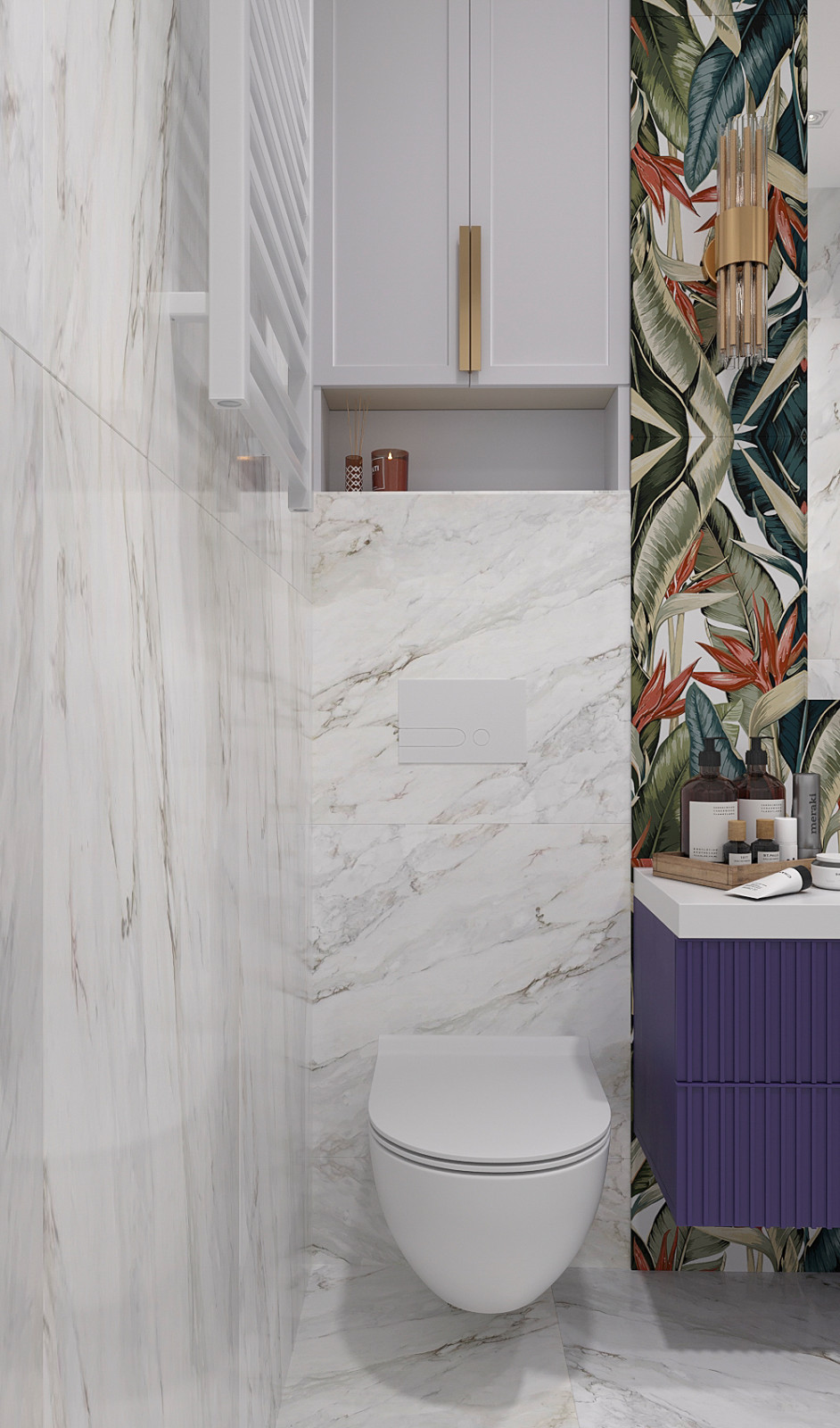 санузел в стиле ардеко