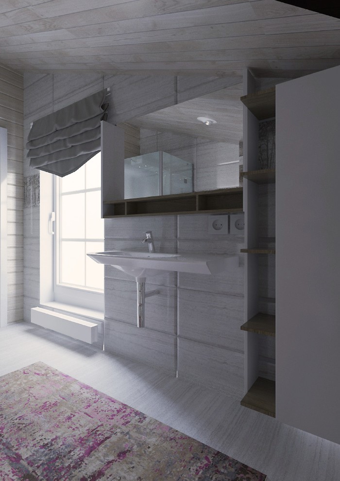 Дизайн деревянного дома в современном стиле, г. Воскресенск Московской области