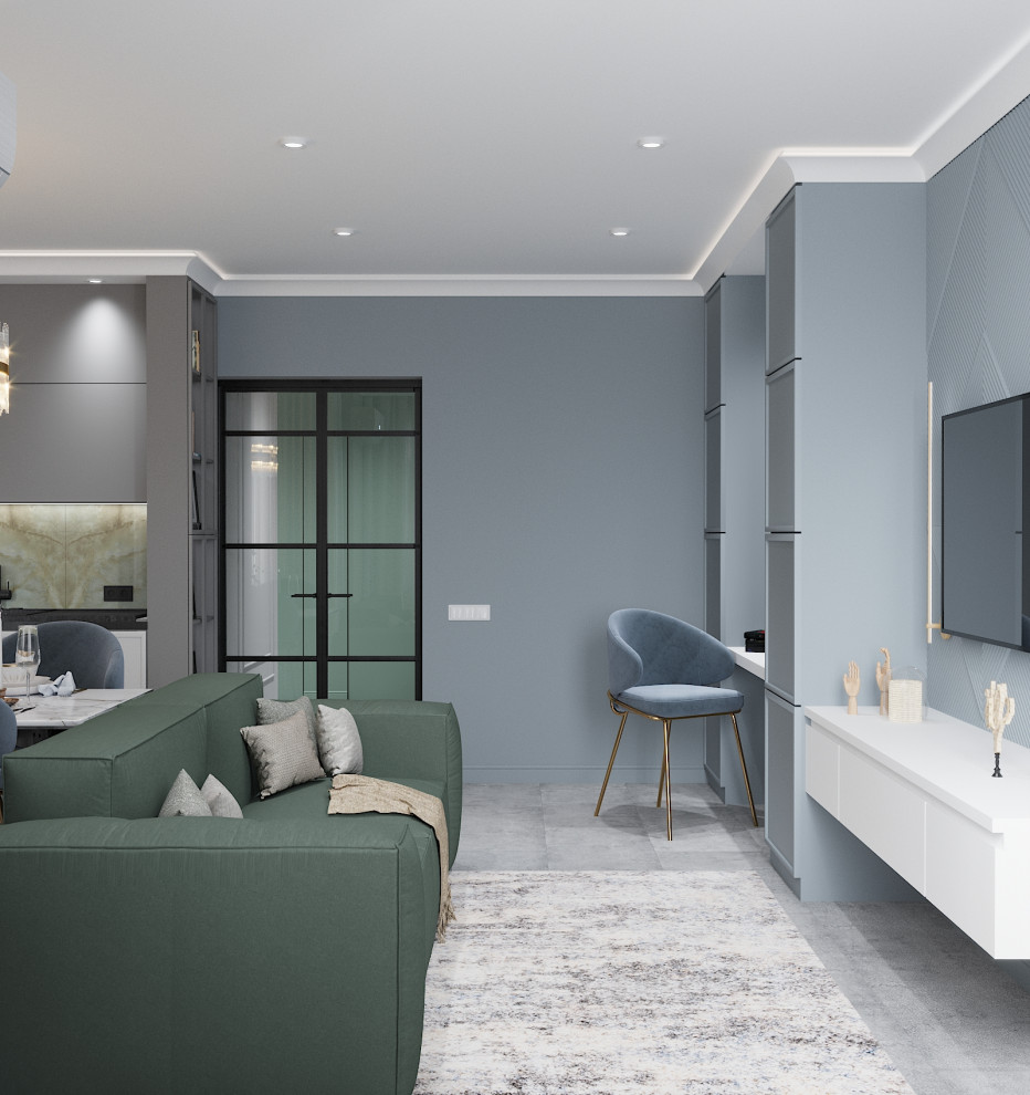 Дизайн проект квартиры 80М2, ЖК Алые паруса