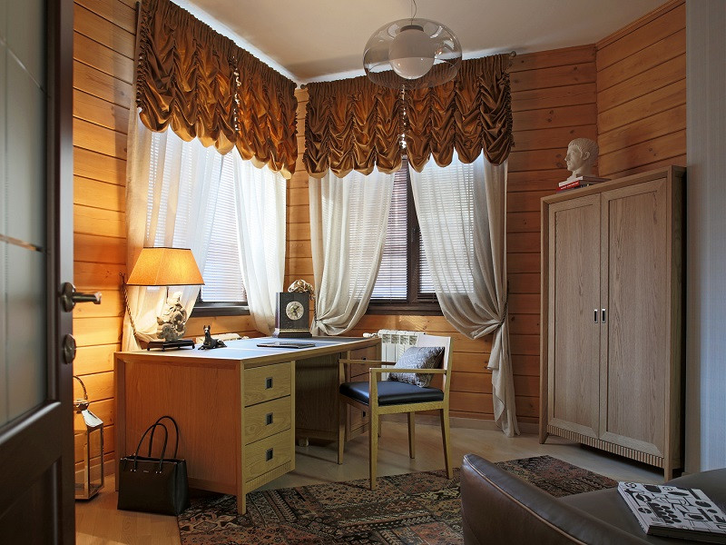 Загородный дом из бруса в элитном посёлке