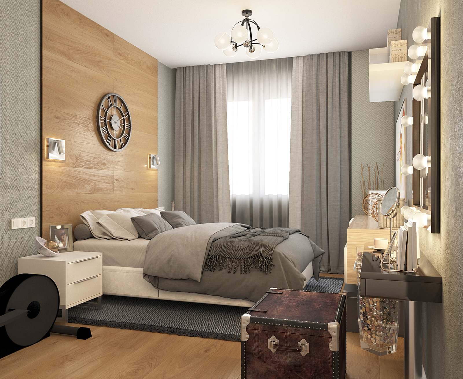 Дизайн-проект двухкомнатной квартиры "Жемчужина Зеленограда"