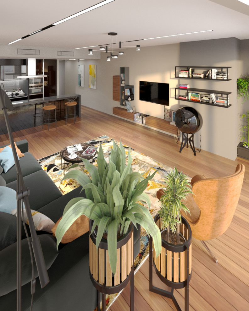 Башня ОКО гостиная-кухня