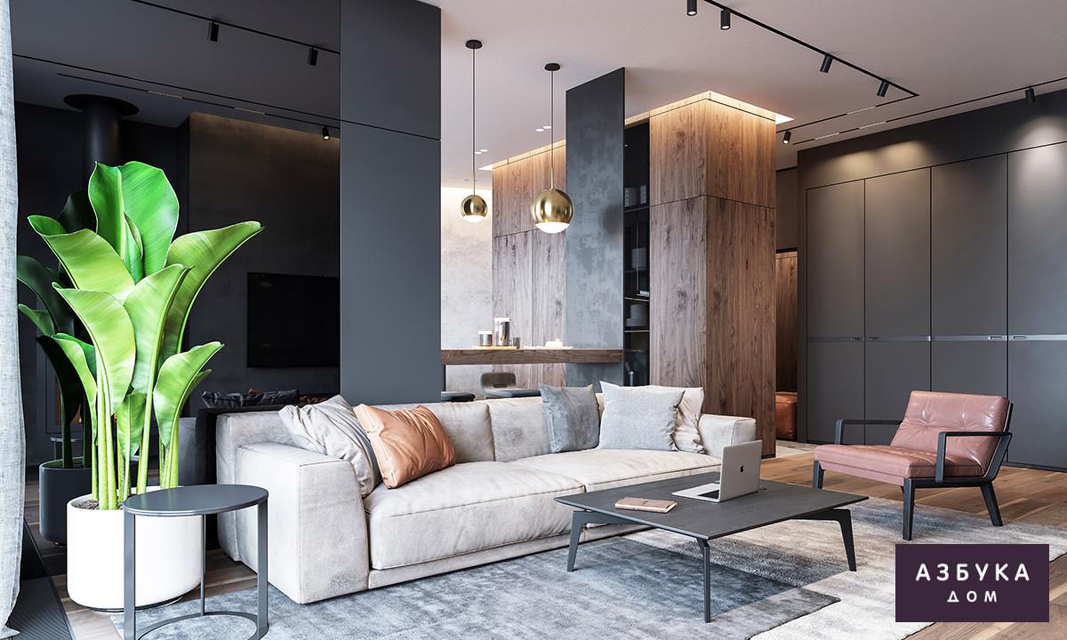 Обложка проекта: Квартира с мужским характером