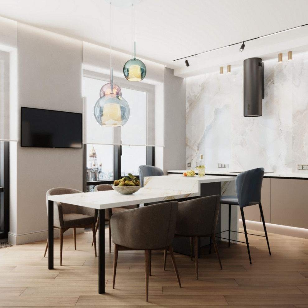 Кухня-гостиная в ЖК "Filicity"