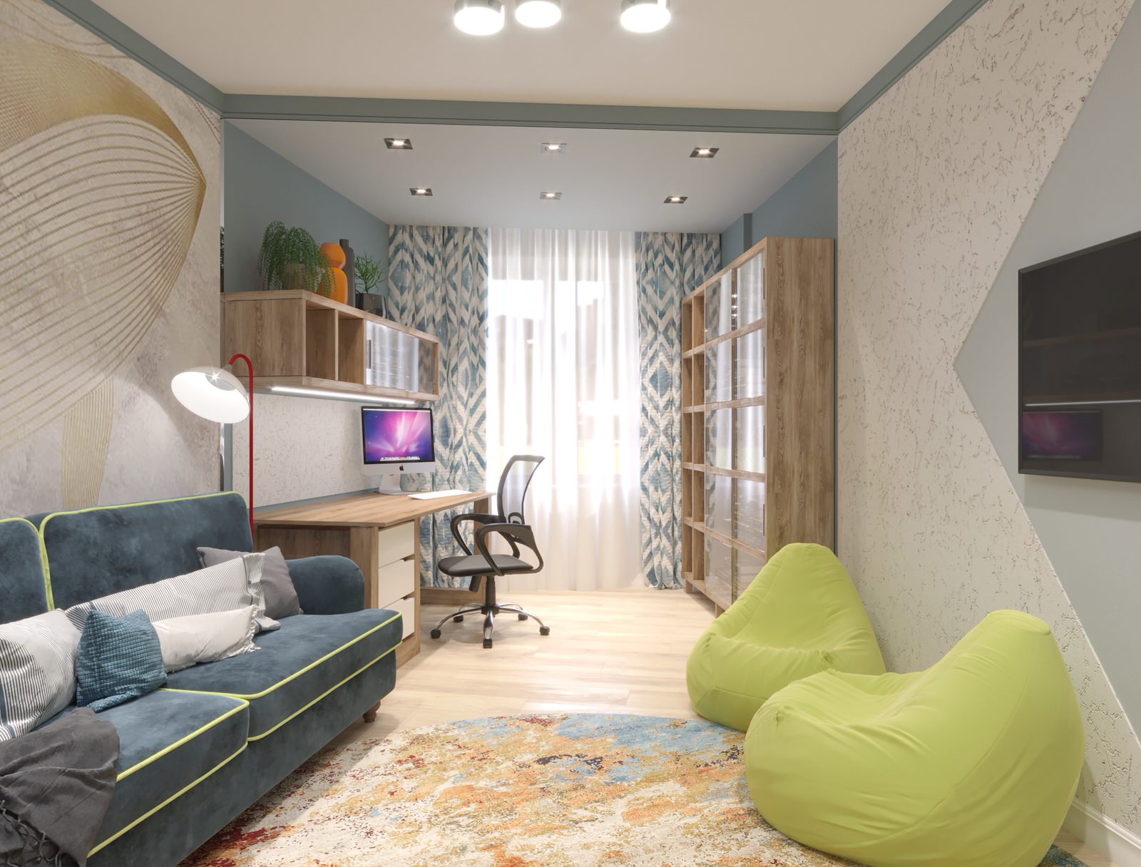 Дизайн-проект  интерьера трехкомнатной квартиры в стиле НЕОклассика