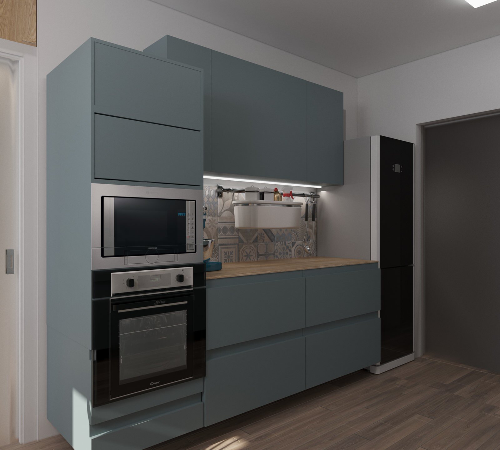 Квартира в современном стиле со скандинавским настроением