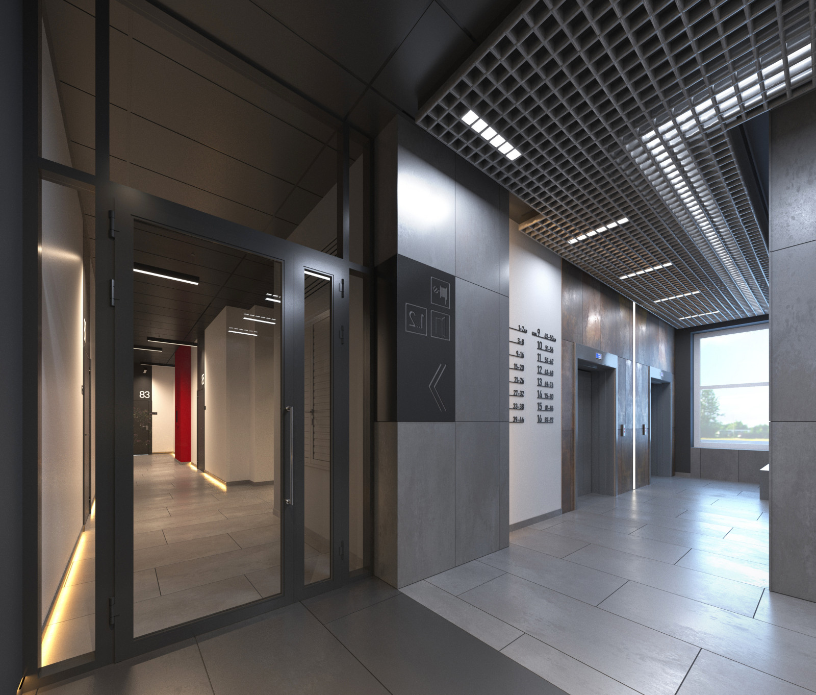 Интерьеры МОП ЖК "НОРМАНДИЯ НЕМАН", СК "СТРИЖИ"