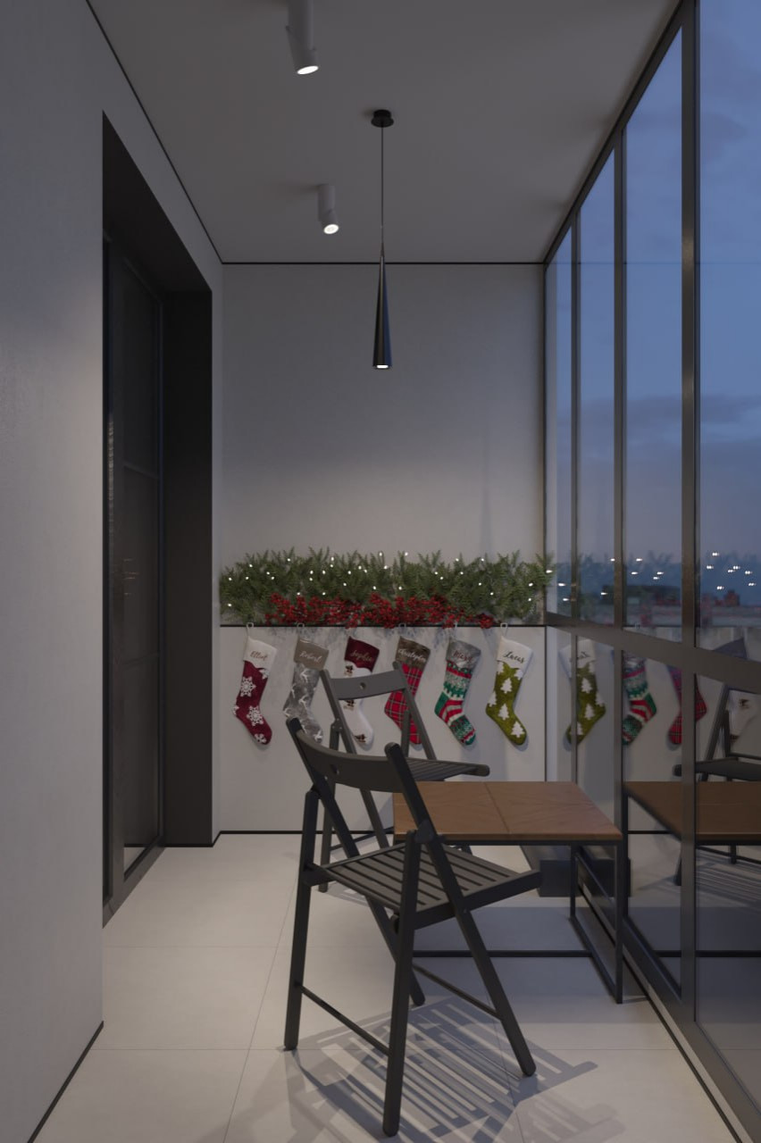 Однокомнатная квартира в стиле минимализм