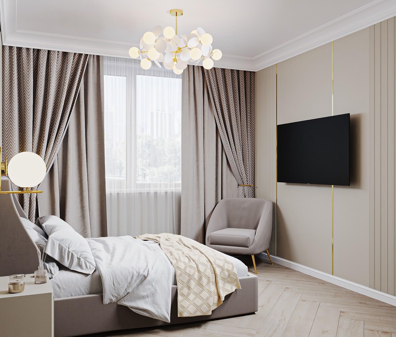 Дизайн-проект двухкомнатной квартиры