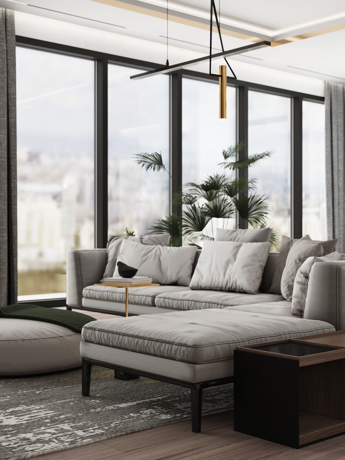 Дизайн квартиры в башне ОКО в Москва-Сити