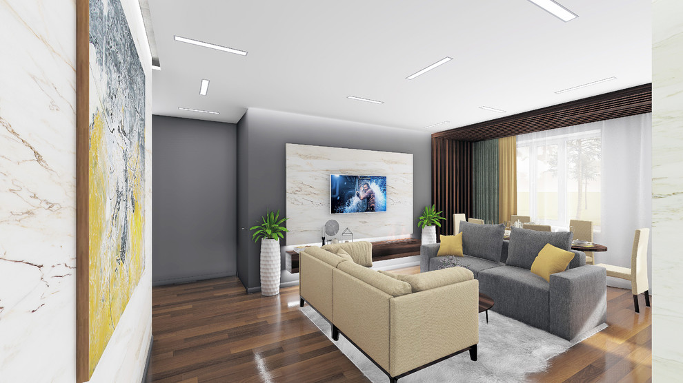 Обложка проекта: Проектное предложение для квартиры на Киртбая (Сургут)