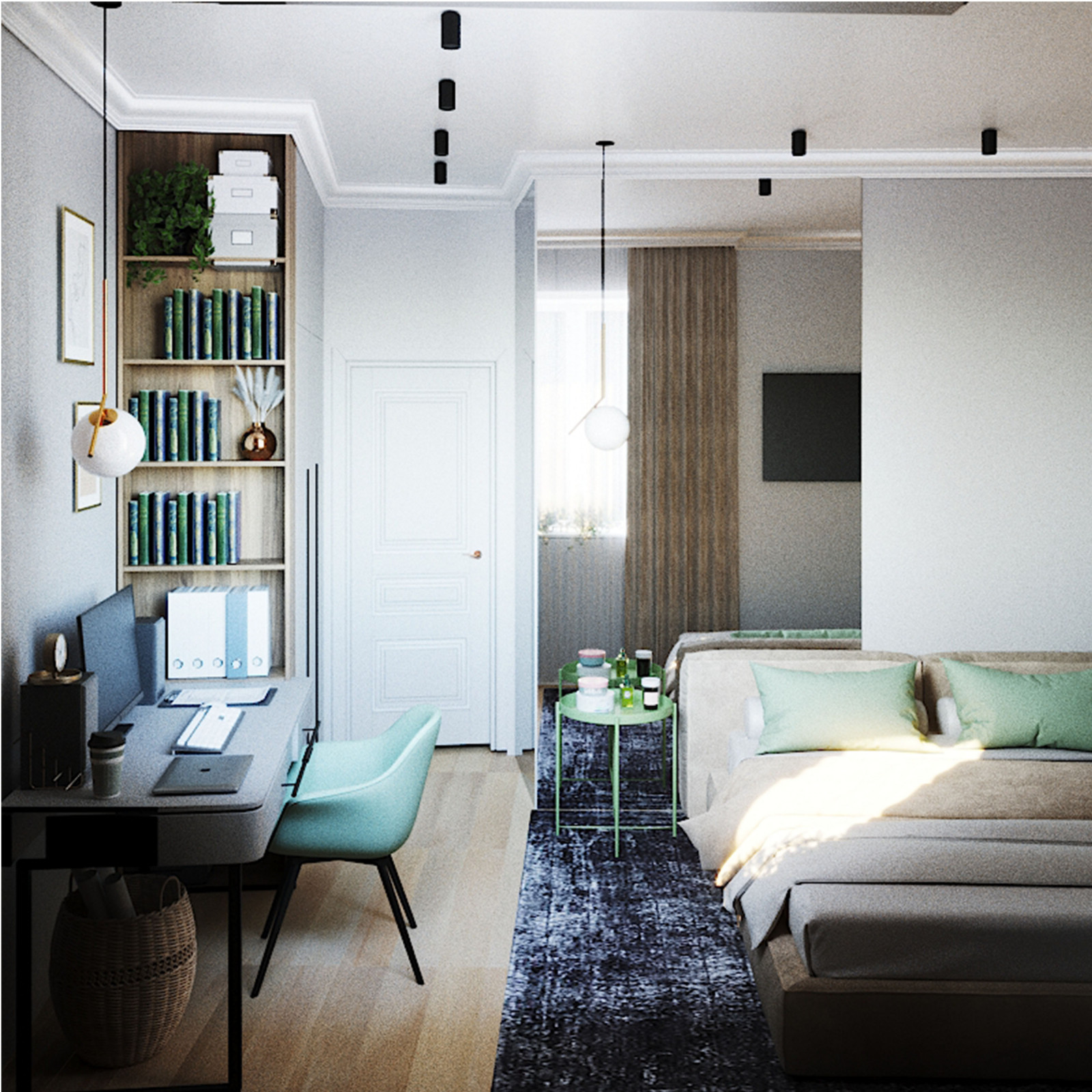 Дизайн квартиры 50 кв.м.