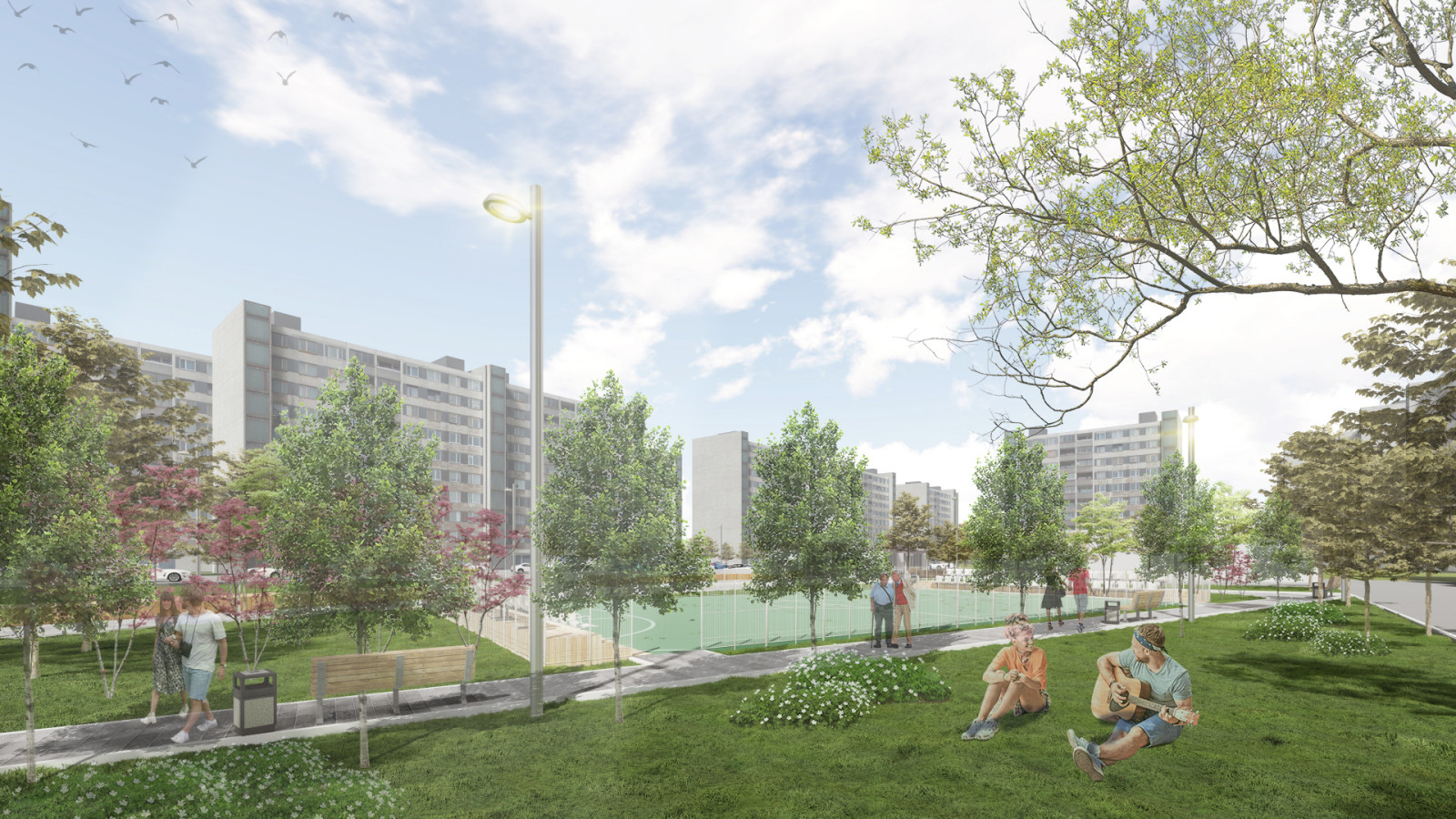 Обложка проекта: Благоустройство сквера в Краснооктябрьском районе г. Волгограда