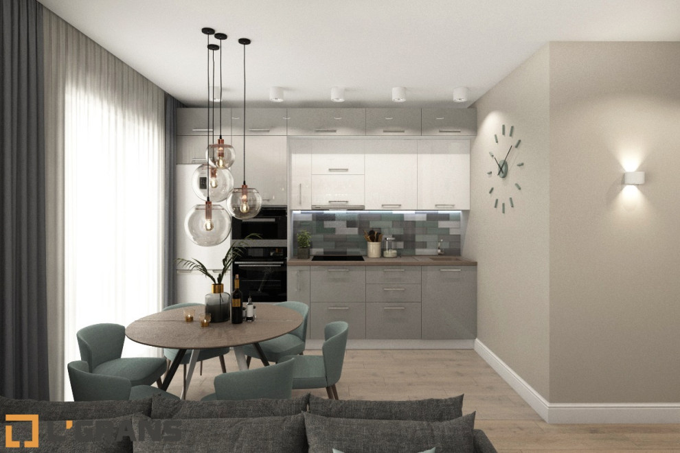 Дизайн интерьера 2к. квартиры по ул. Вахова, 4 в Хабаровске