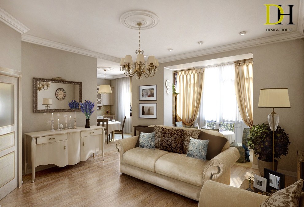 Трехкомнатная квартира в классическом стиле