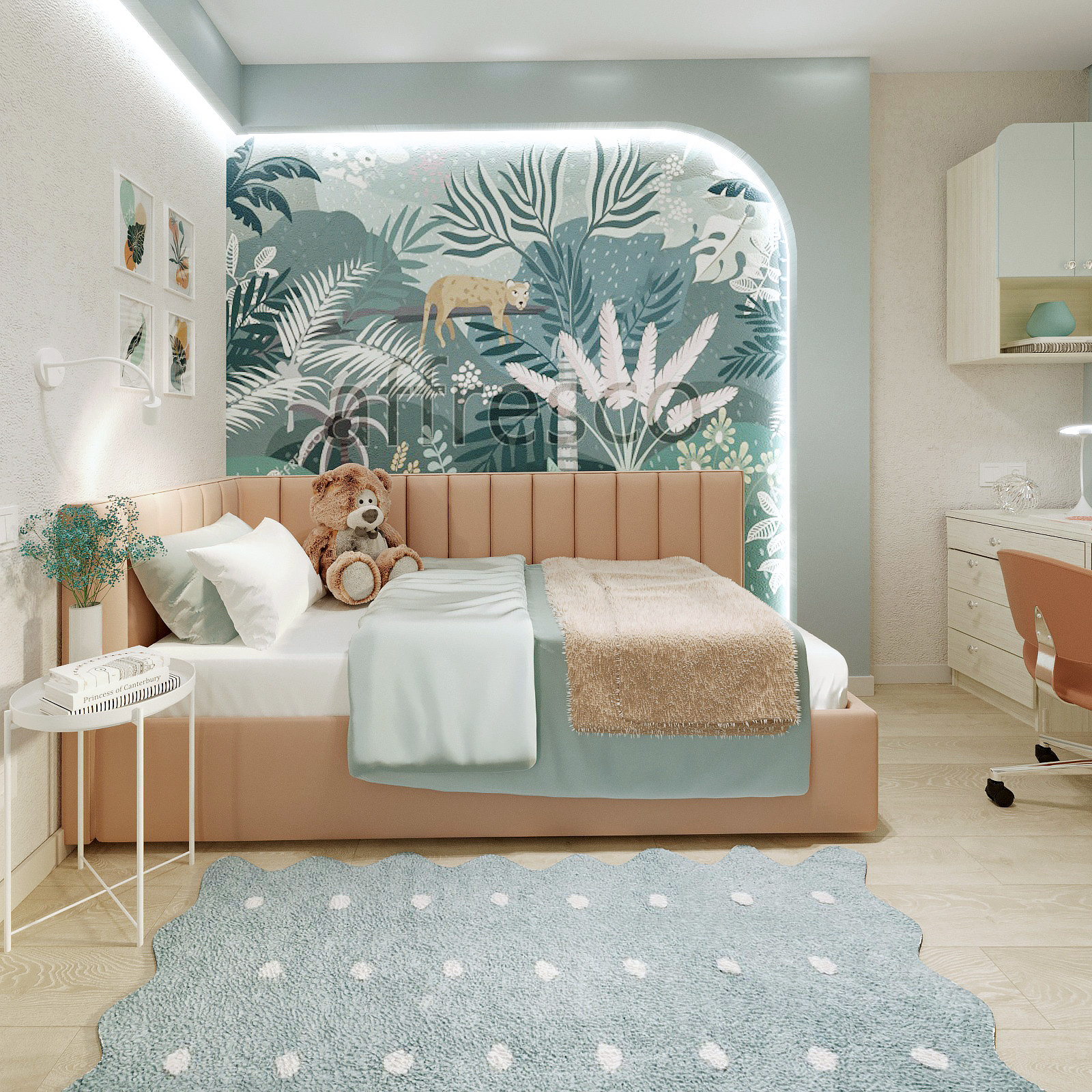 Современный интерьер с морскими мотивами