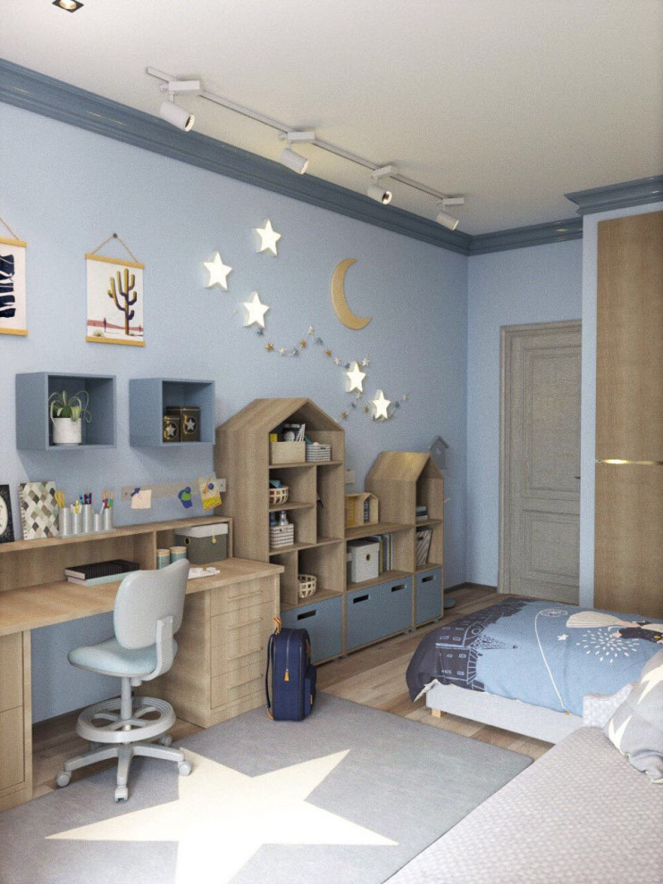 Обложка проекта: Дизайн детской комнаты в пентхаусе.Проект 2018 года.