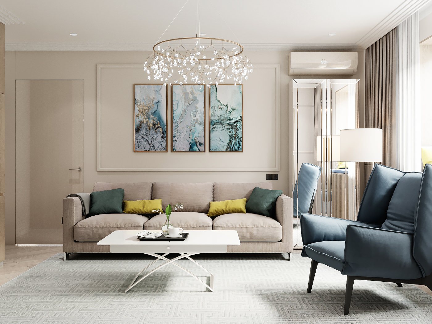 Сокольники 2-ух комнатная квартира 73 кв.м.