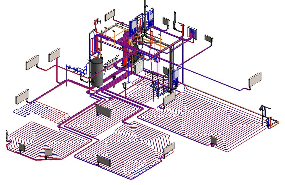 Инженерные системы дома 200 м2 из СИП панелей