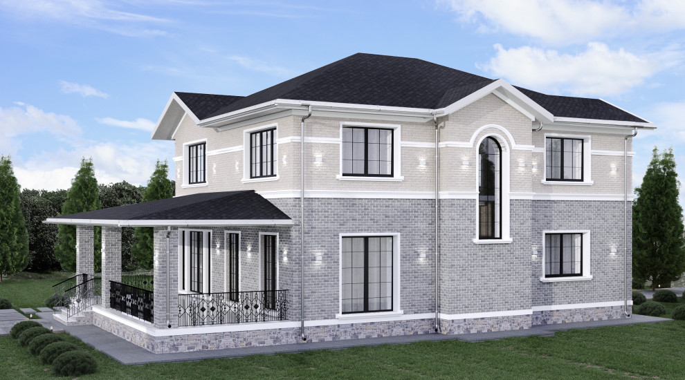 Обложка проекта: Визуализация построек на участке в Минском районе, д. Слабода