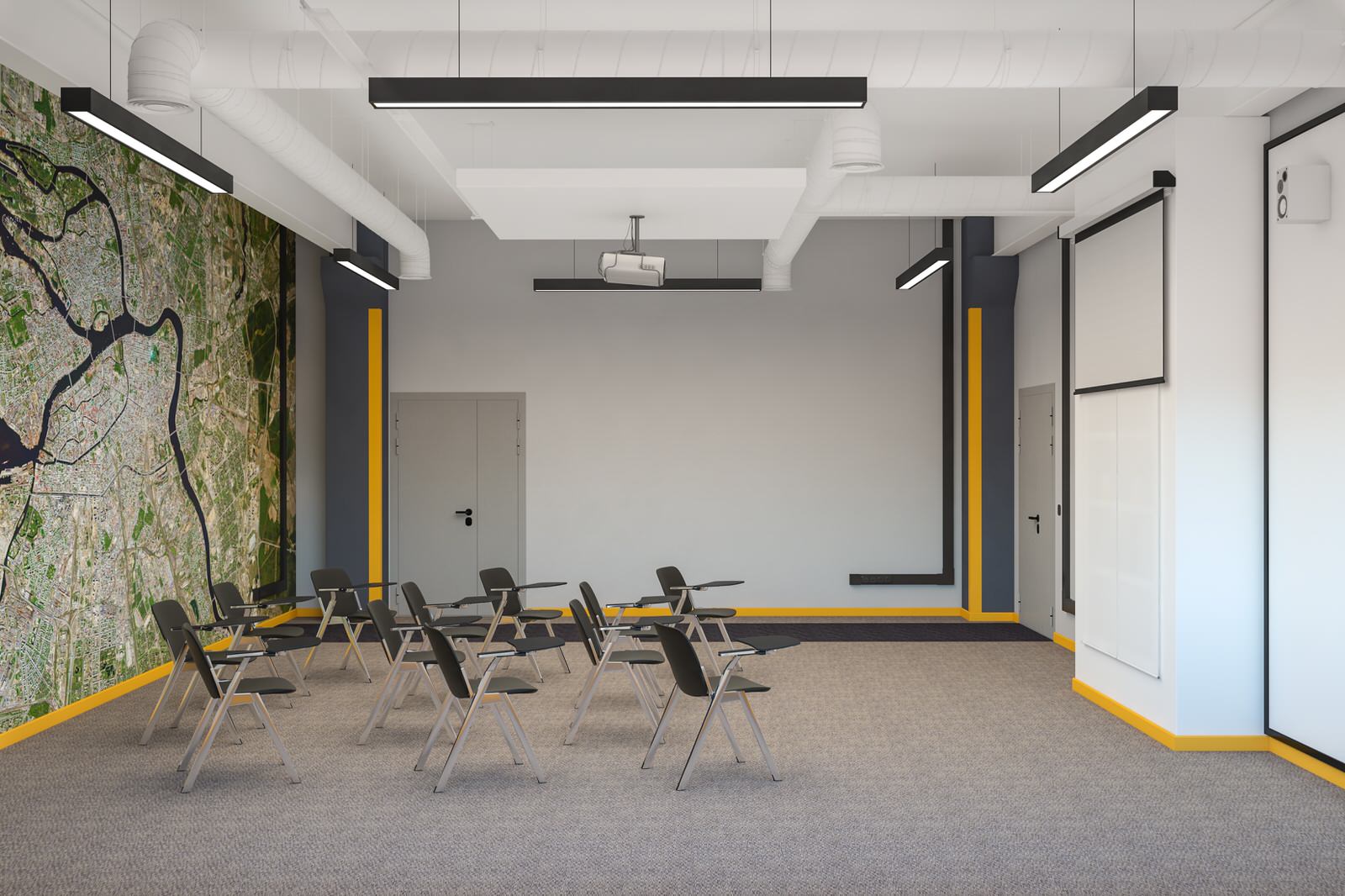 Визуализация офиса.