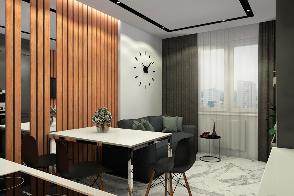 Дизайн интерьера двухкомнатной квартиры в ЖК "Лучи", г.Москва