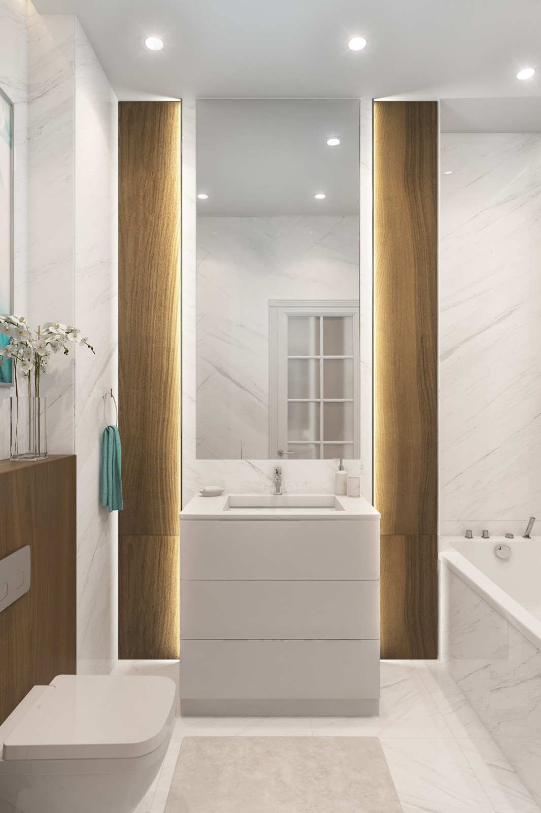 Дизайн и ремонт квартиры на Никитском бульваре — Воздушный замок