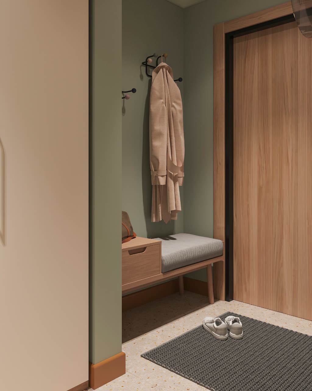 Мидсенчури по-московски. 3-х комнатная квартира 75 кв.м. на Юго-Западе