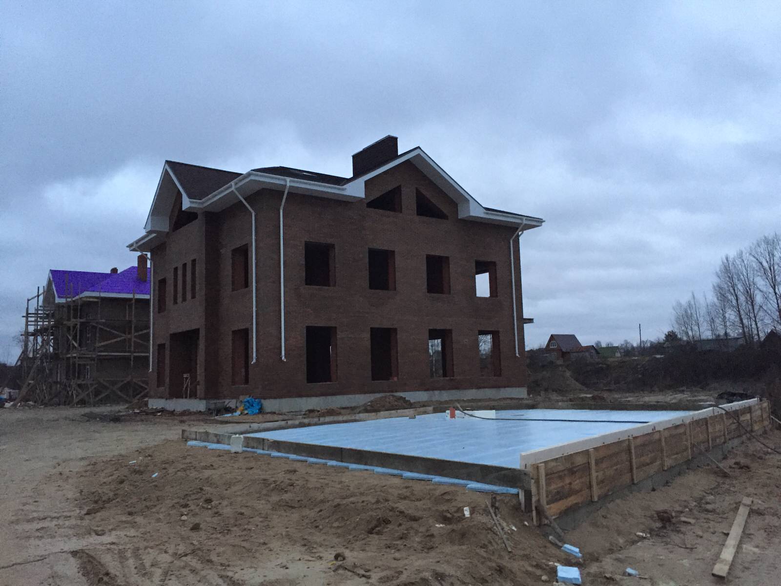 Обложка проекта: Строительство Коттеджа и банного комплекса