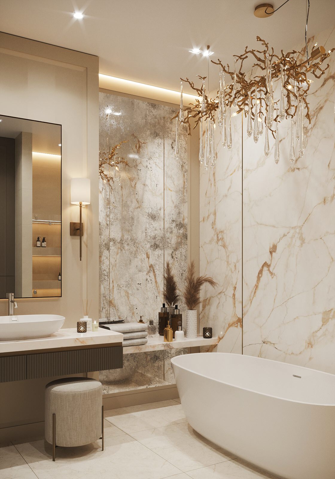 Дизайн-проект пентхауса продолжение 180м2 в г. Владивостоке