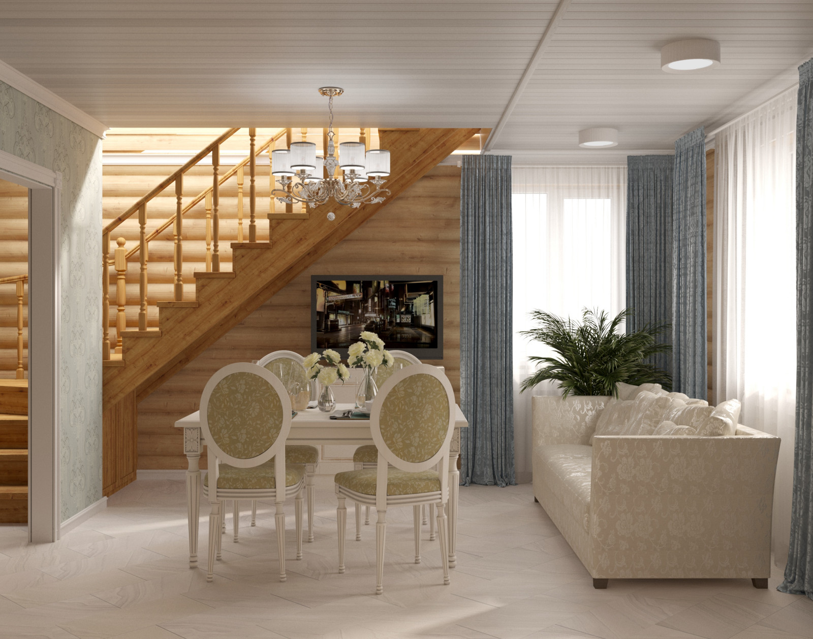 Интерьер жилого дома