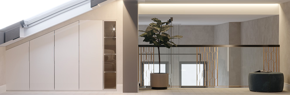 Двухэтажный дом со вторым светом "Искристая прохлада грез"