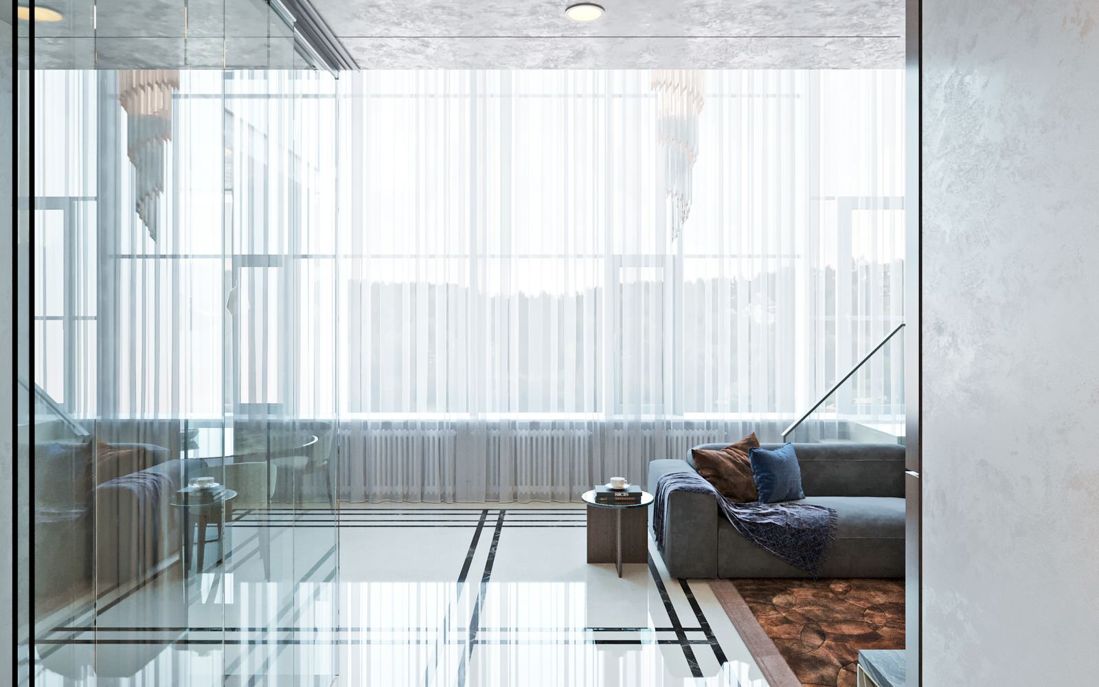 Частный интерьер на Песочной набережной